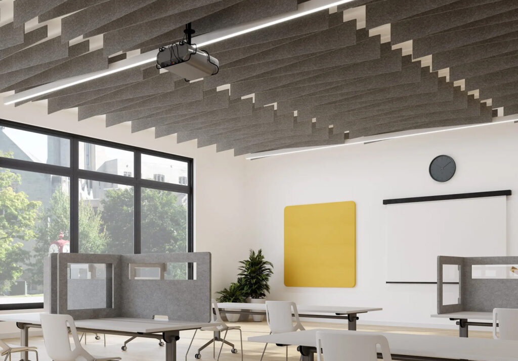 Wing Ceiling Baffles | Grey | Premier Collection