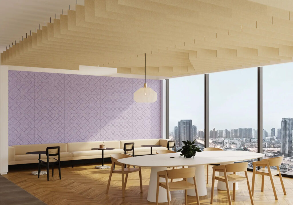 Step Ceiling Baffles | Ivory | Premier Collection