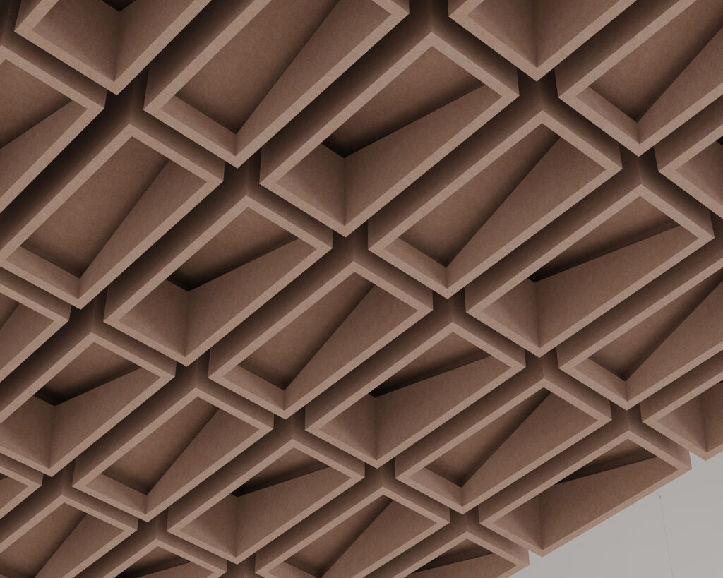 Blox, Angled Ceiling Clouds | Quartz | Premier Collection