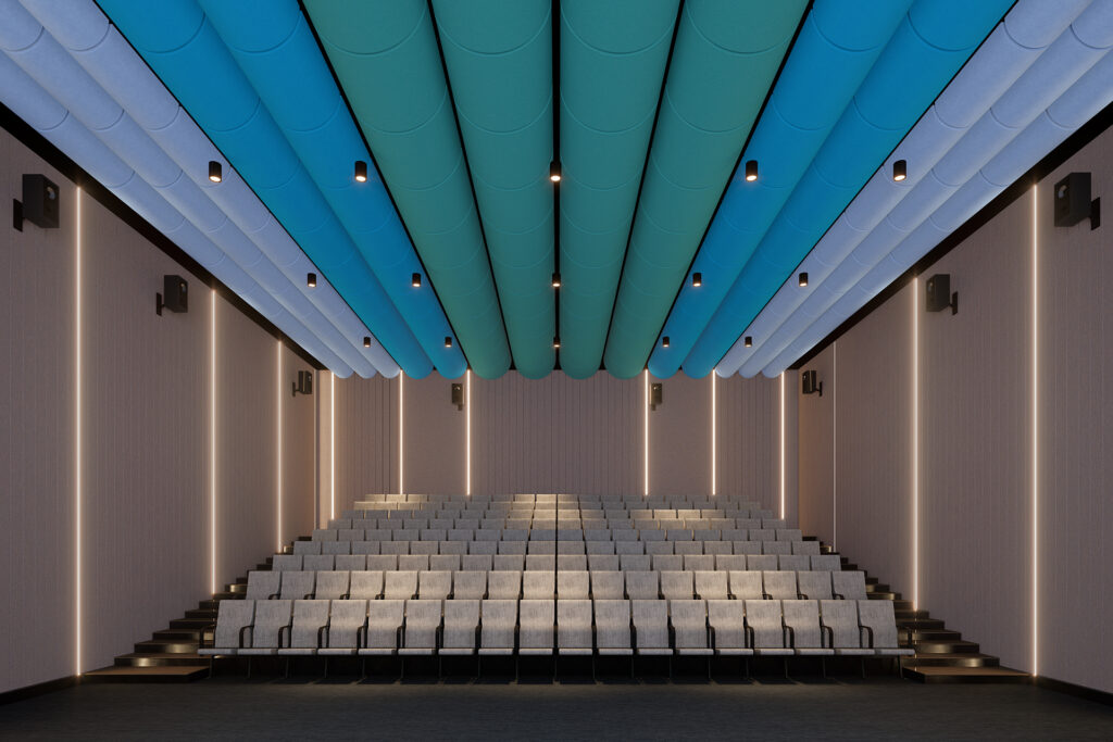 Swing Ceiling Clouds | Peacock, Azur, Periwinkle | Premier Collection