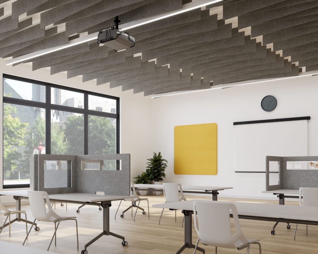 Wing Ceiling Baffles | Grey | Premier Collection