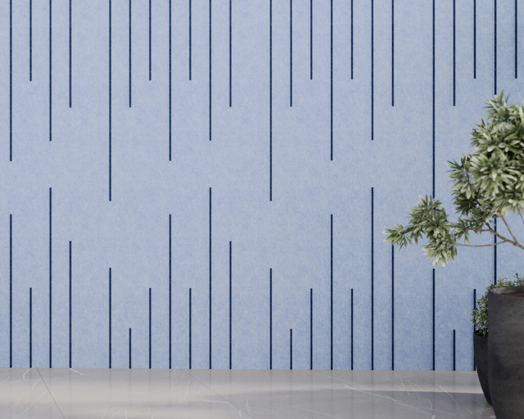 Spine Wall Panels, Ruler | Periwinkle, Granite | Premier Collection