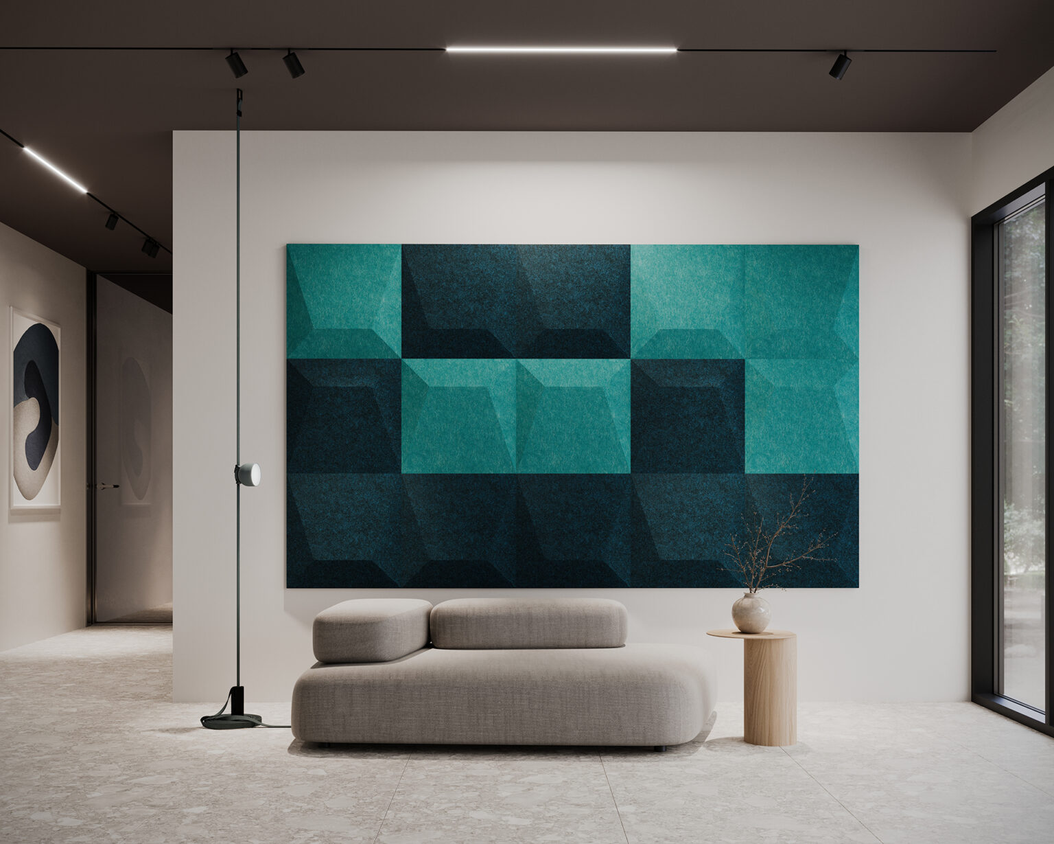 PopUp, Roof Wall Tiles | Denim, Peacock | Premier Collection