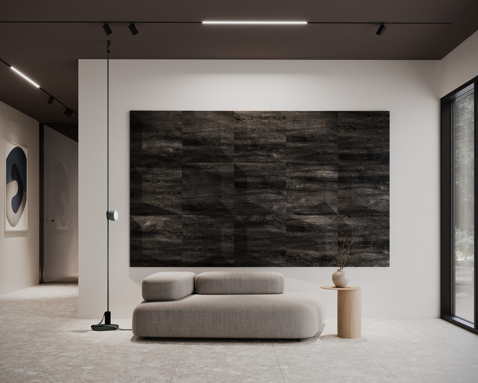 PopUp, Roof Wall Tiles | Charred Larch | WoodGrain Collection