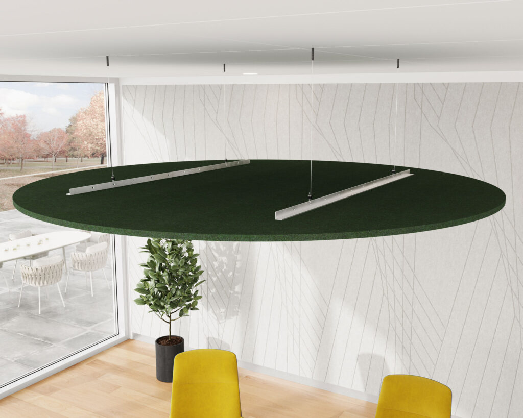 Circle Ceiling Clouds | Kale | Premier Collection