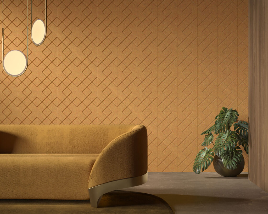 Fracture Tiles, Crosshatch | Turmeric | Premier Collection
