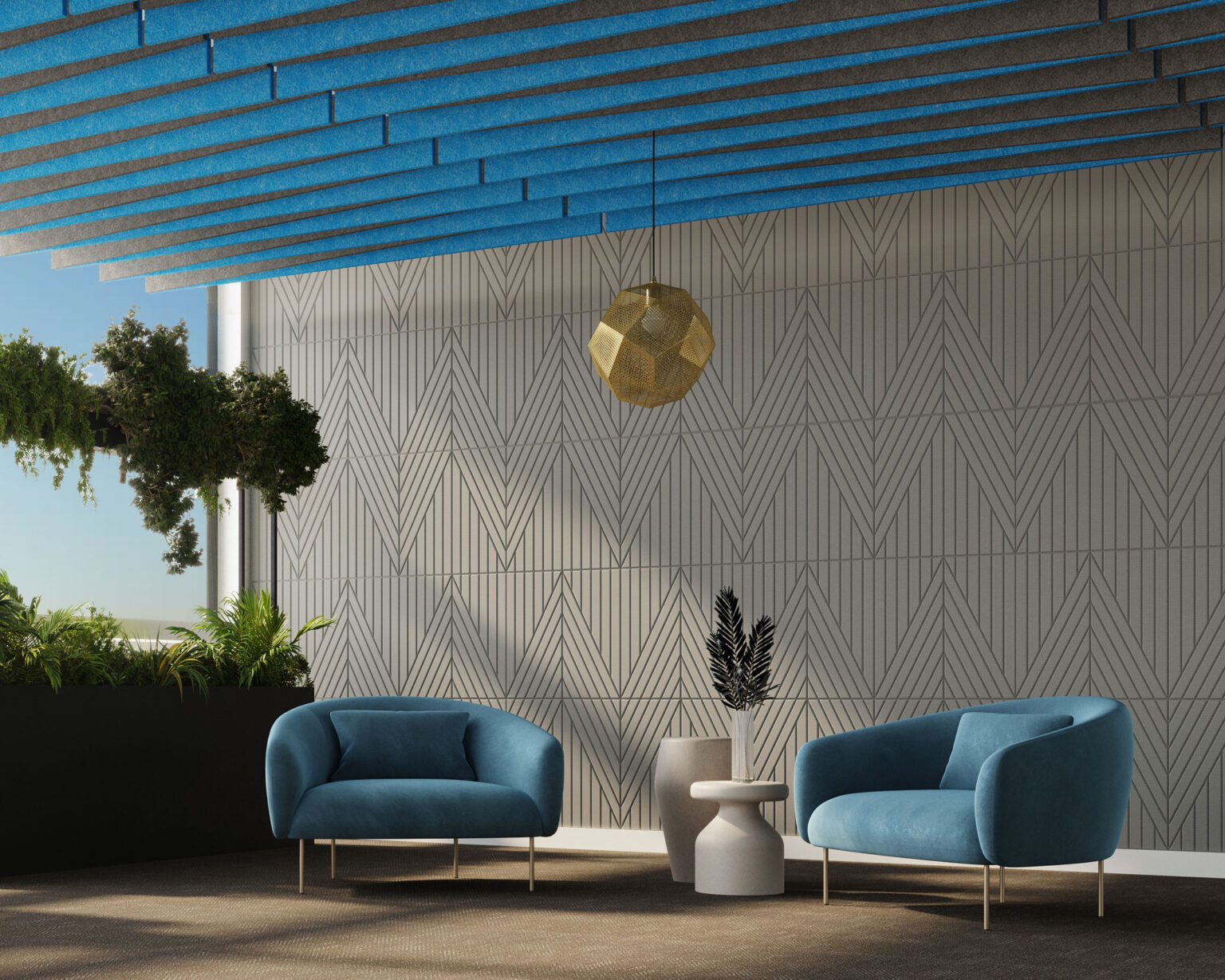 Fracture Contrast 1, 2 Wall Tiles | Metal | Premier Collection