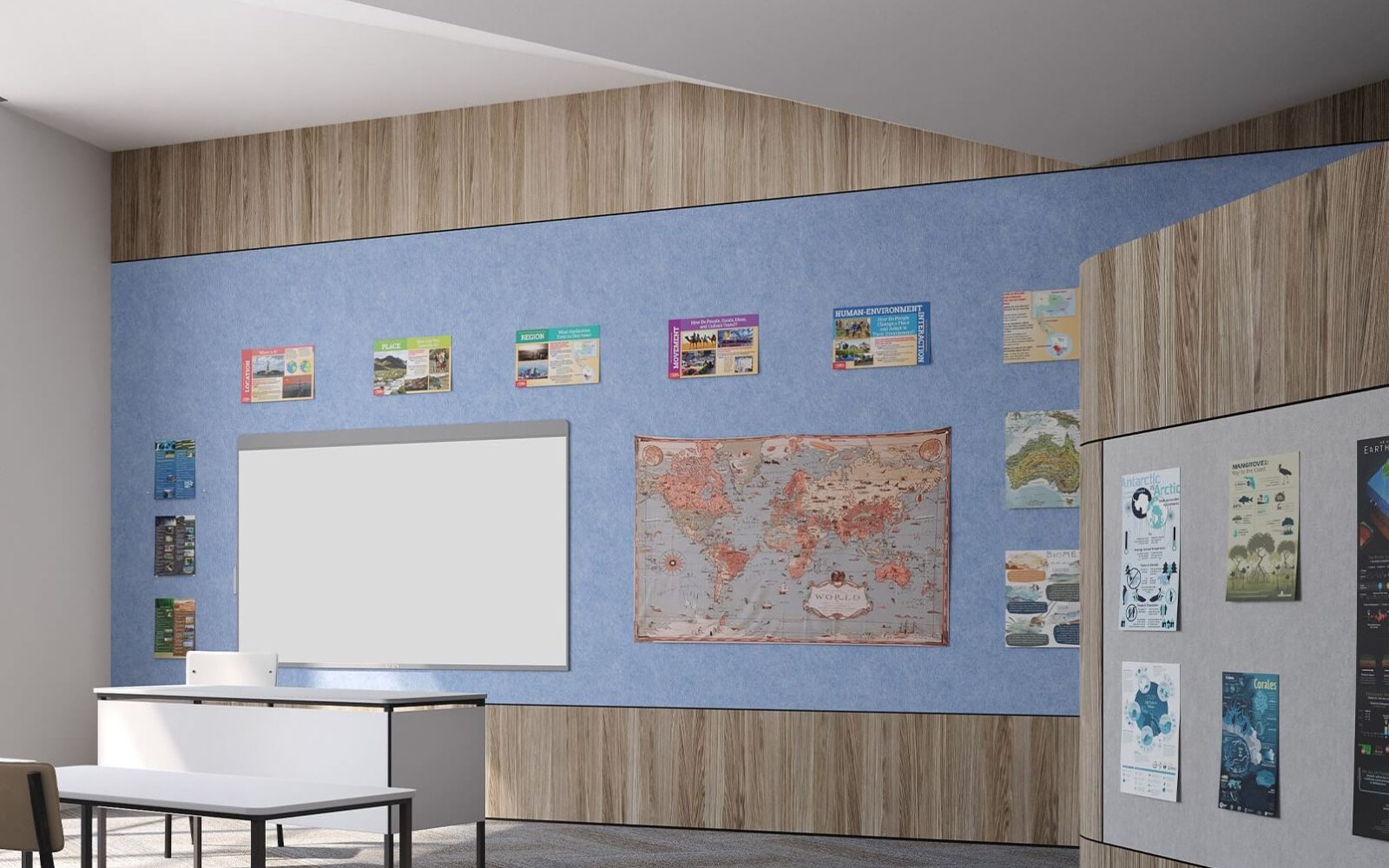 Opus Wall Panels | Periwinkle | Premier Collection