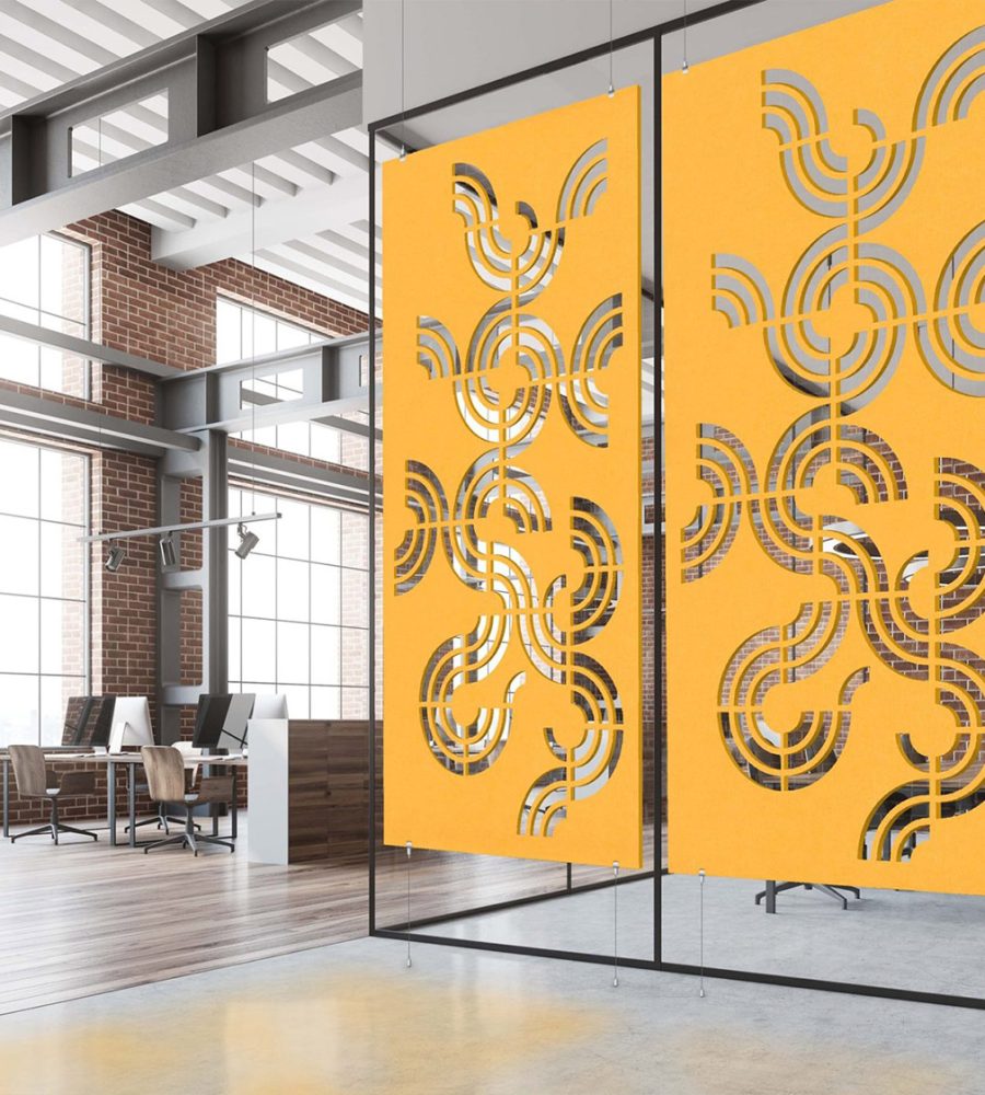 Creative Cut, Turntable Wall Screens | Butter | Premier Collection