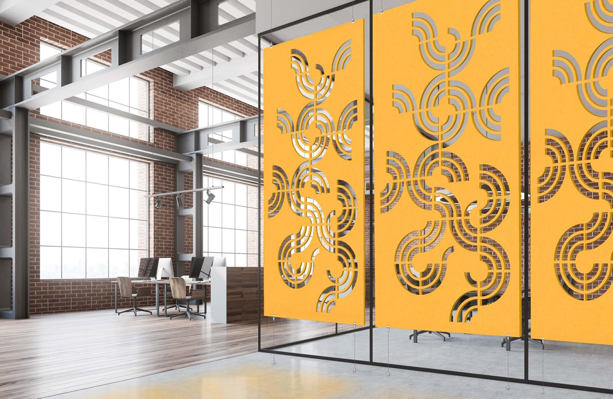 Creative Cut, Turntable Wall Screens | Butter | Premier Collection