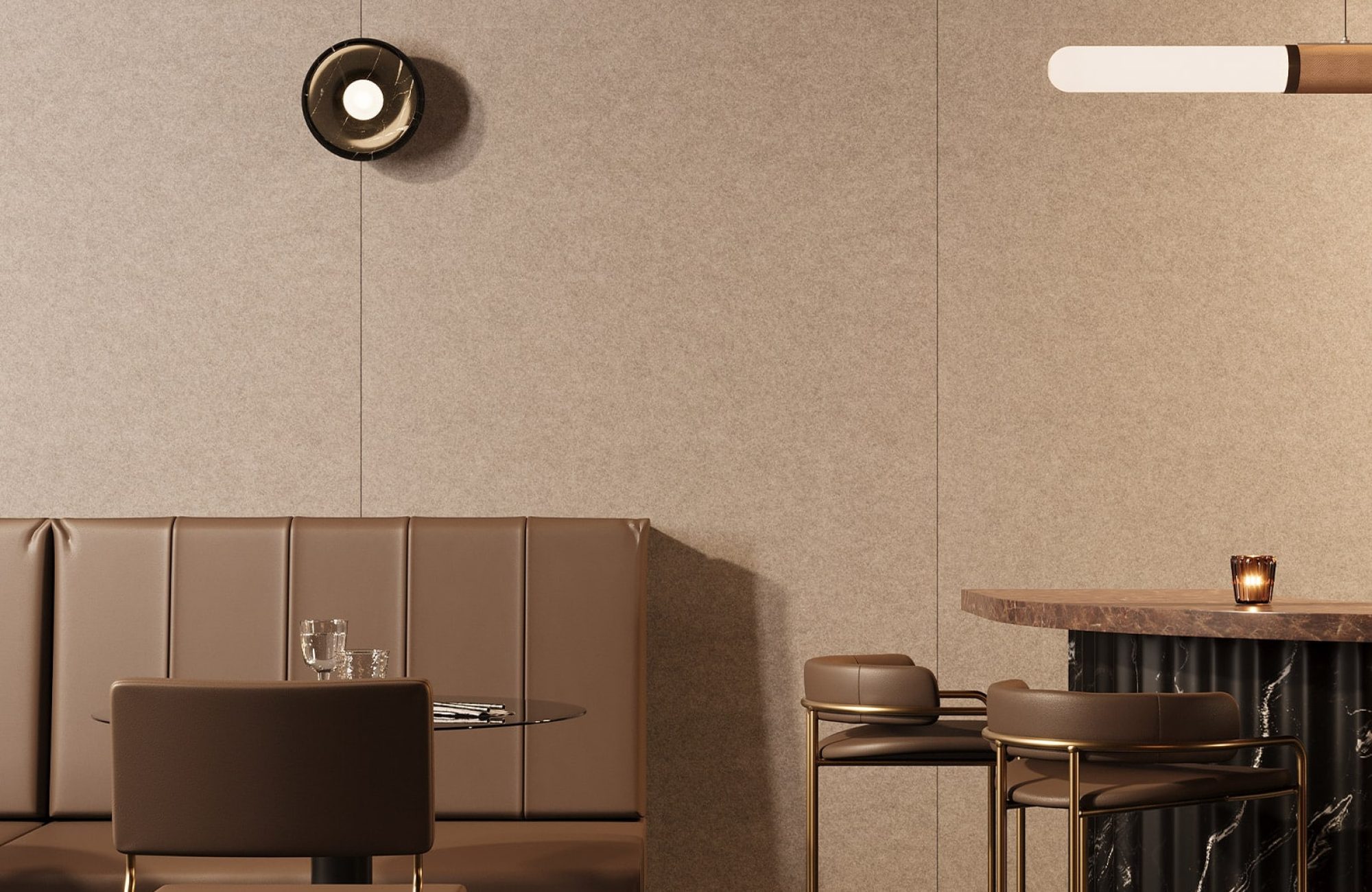 Solid Wall Panels | Umber | Premier Collection
