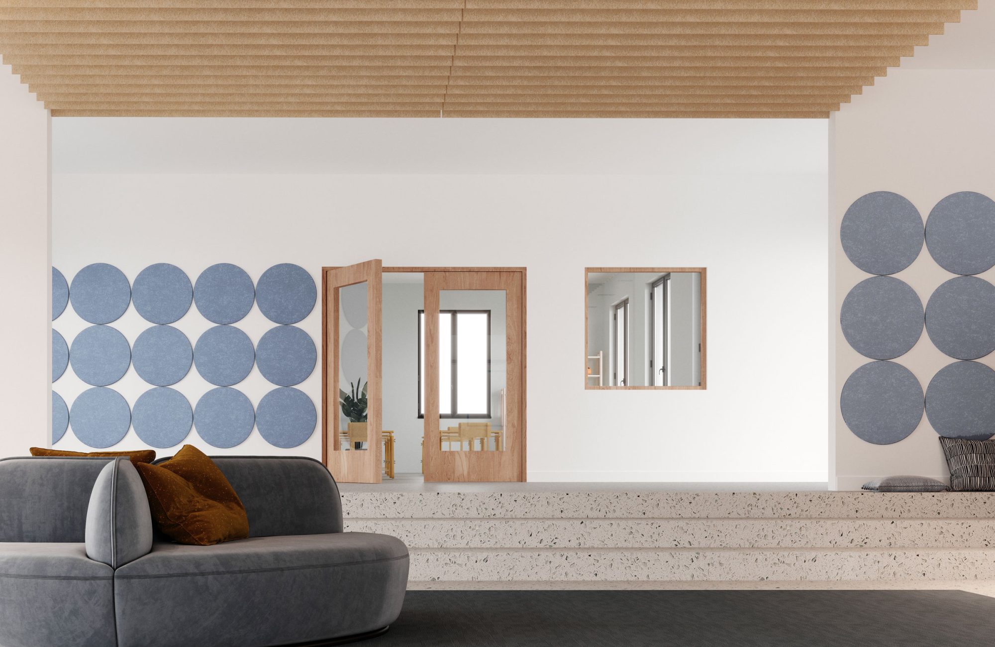 Shapes, Circle Wall Tiles | Periwinkle | Premier Collection