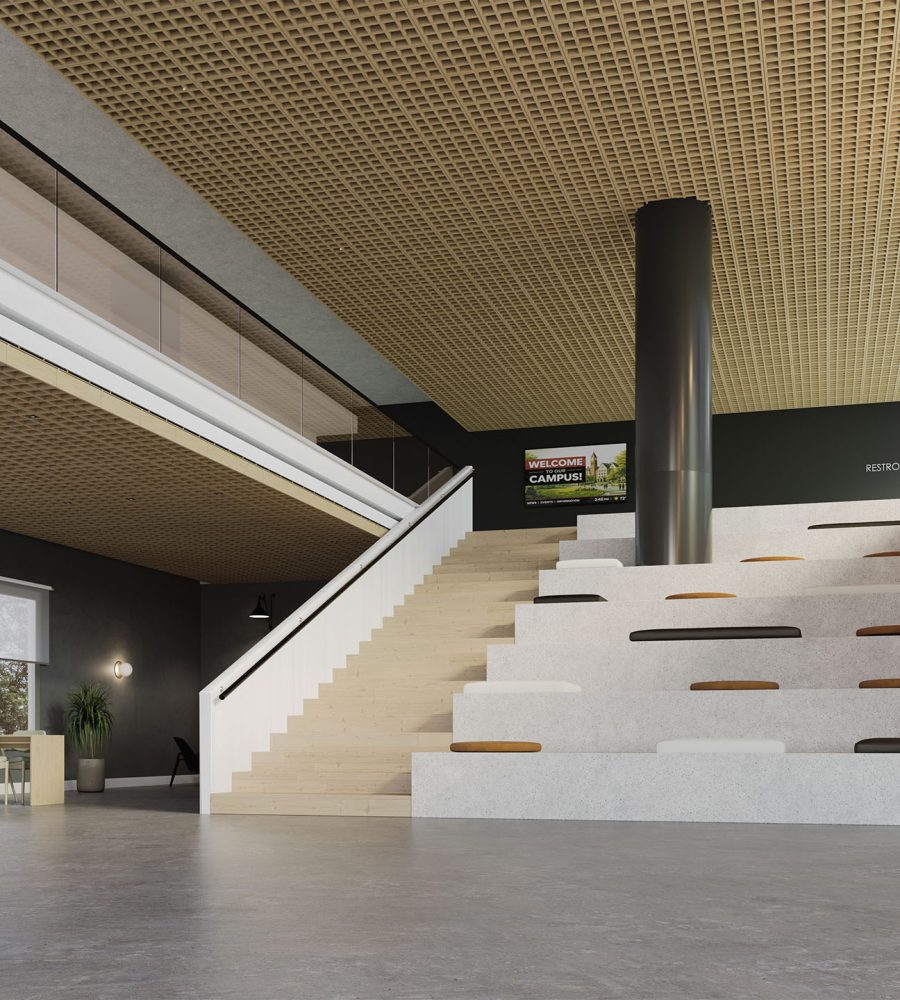 Woven, Tattersall Ceiling Frame | Baltic Birch | WoodGrain Collection