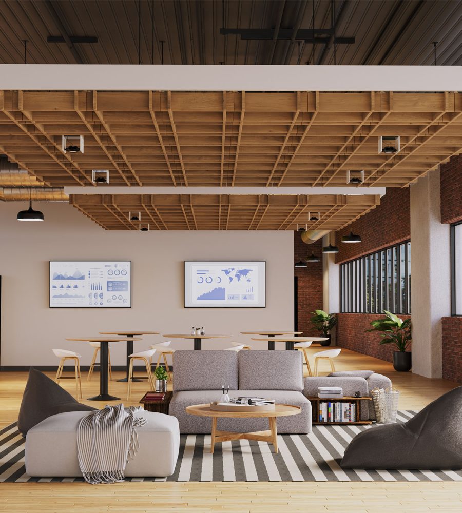 Woven, Gingham Ceiling Frame | Wine Barrel | WoodGrain Collection