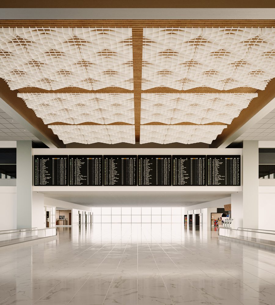 Interlace, Interweave Ceiling Clouds | White | Premier Collection