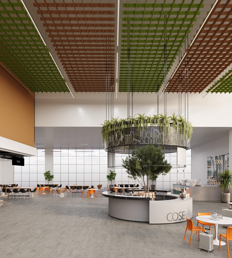 Interlace, Structure Ceiling Clouds | Wasabi, Turmeric | Premier Collection