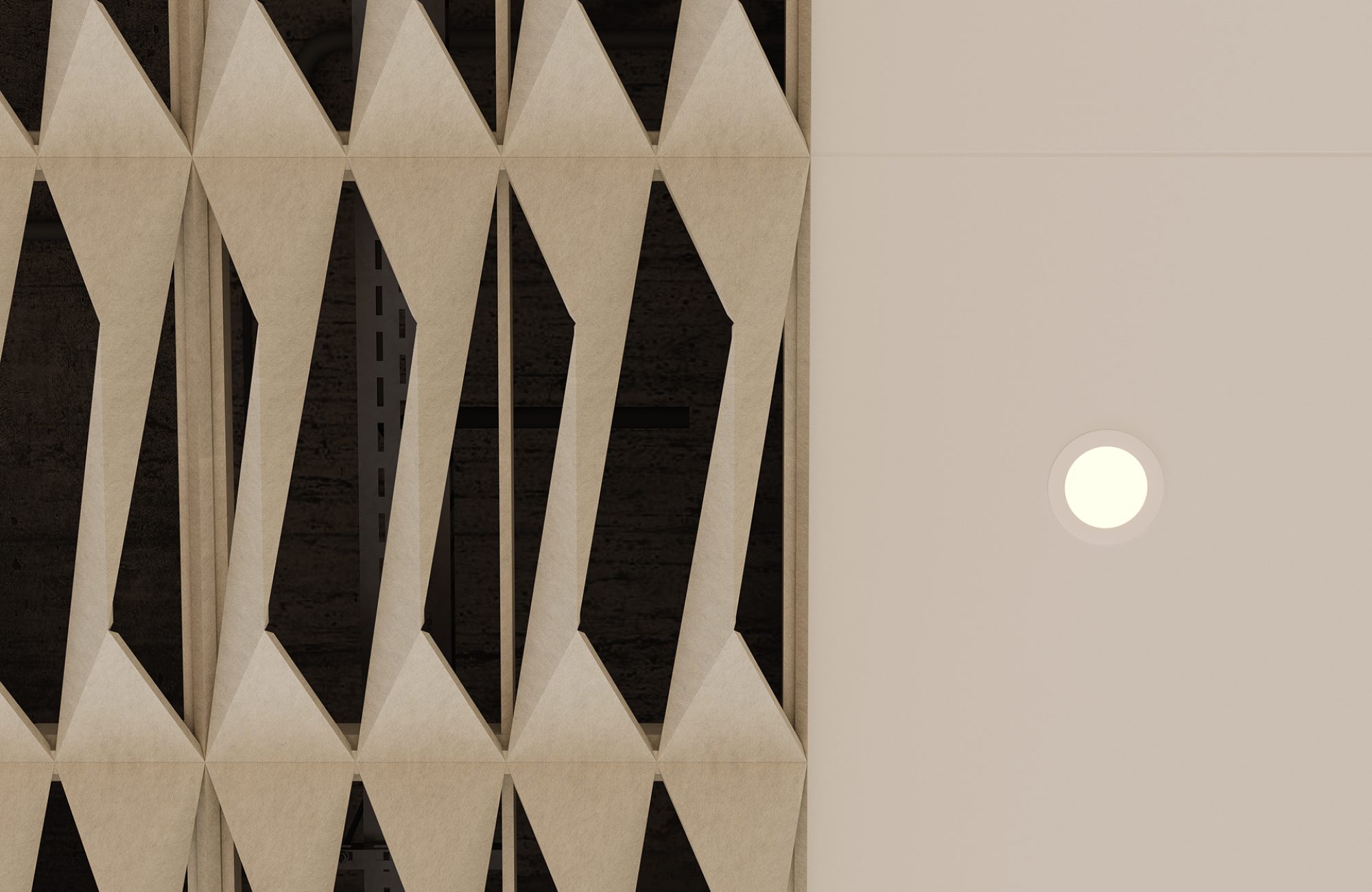 Gills, Sunfish Ceiling Frame | Almond | Premier Collection