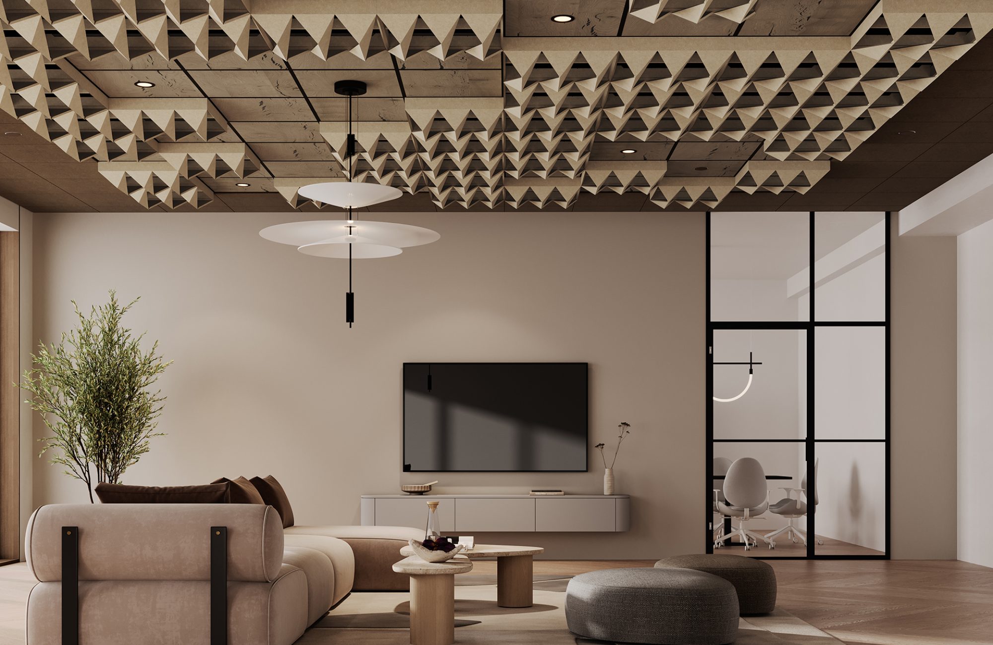 Gills, Trout Ceiling Frame | Ivory | Premier Collection