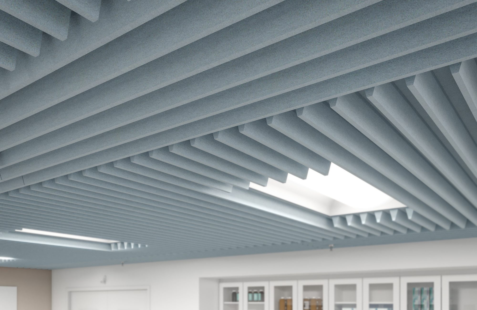 SoftenUp, Peak Ceiling Frames | Stonewash | Premier Collection