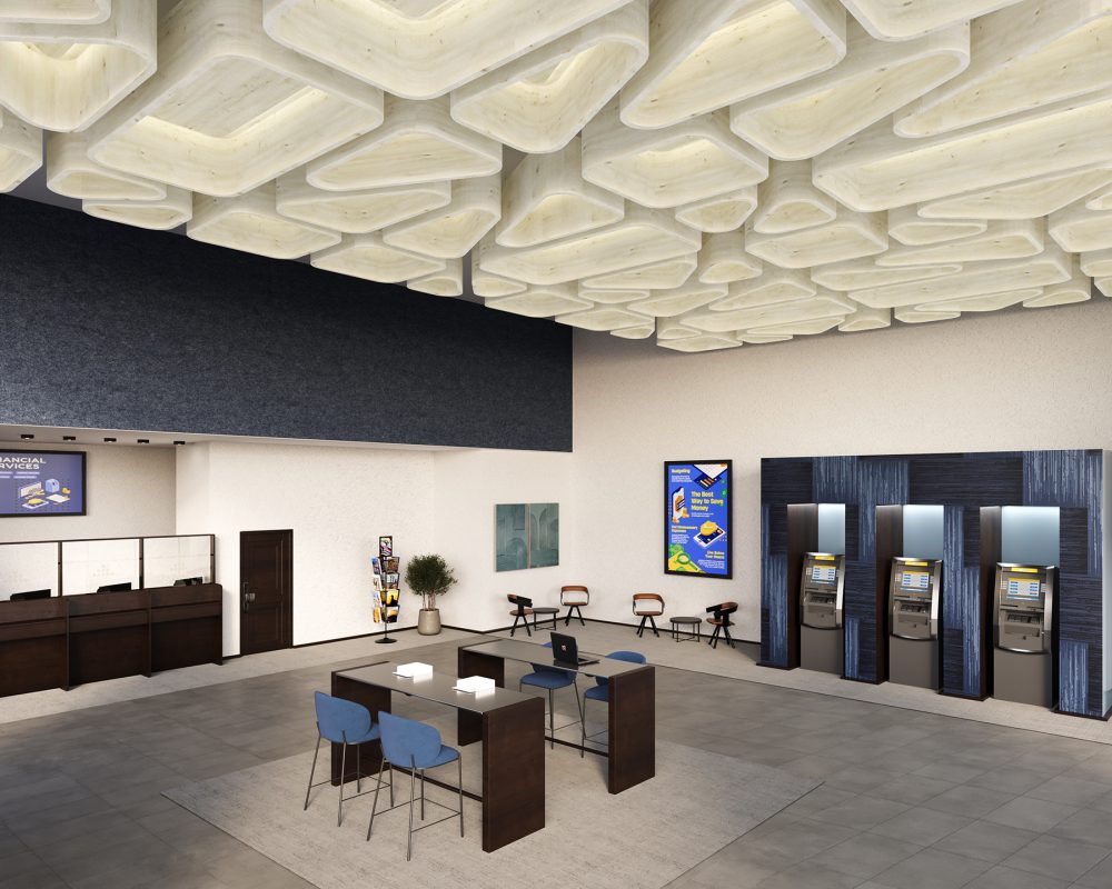 Skipping Stones Ceiling Clouds | White Elm | WoodGrain Collection