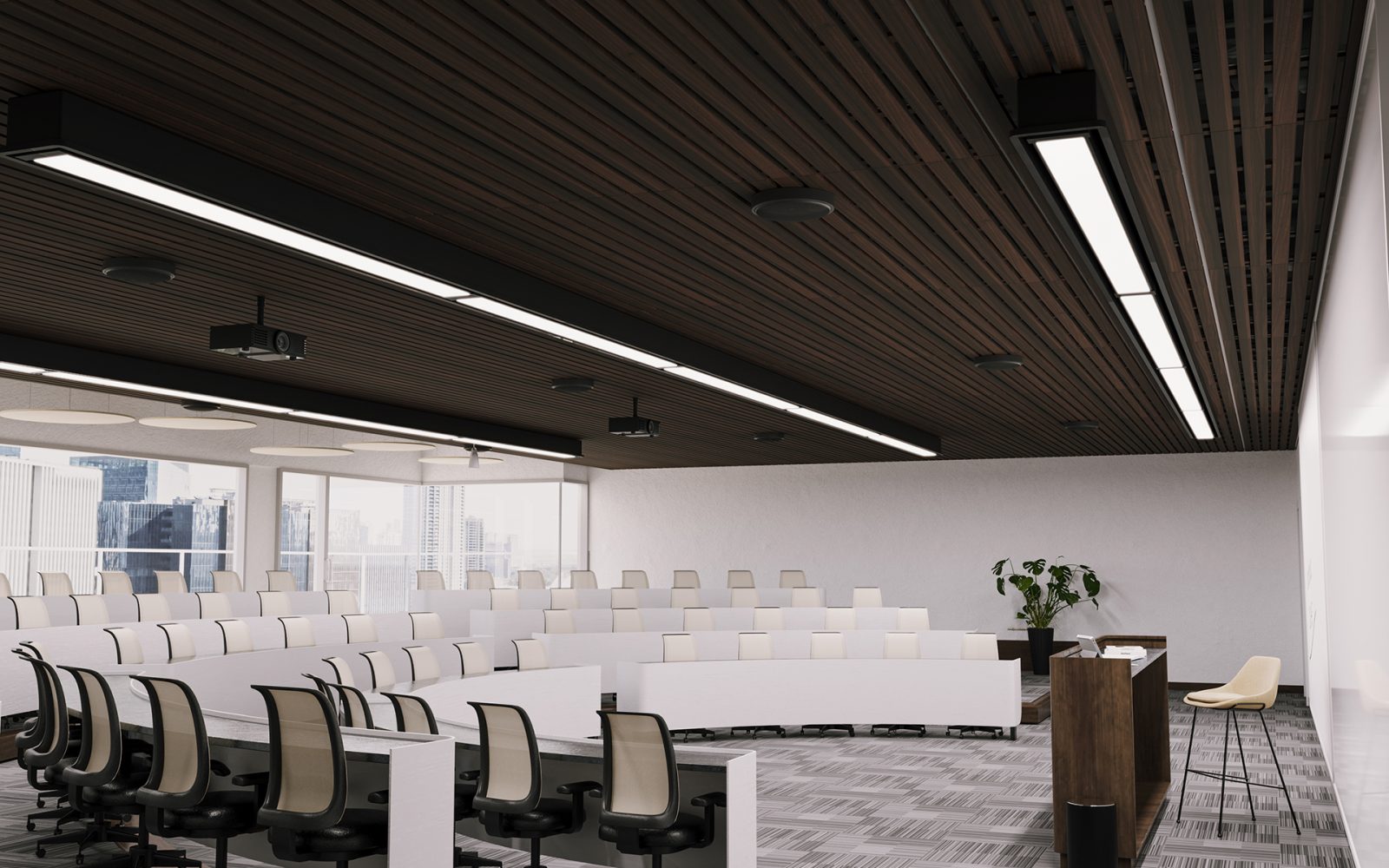 Rafter Ceiling Frames | Teak | WoodGrain Collection