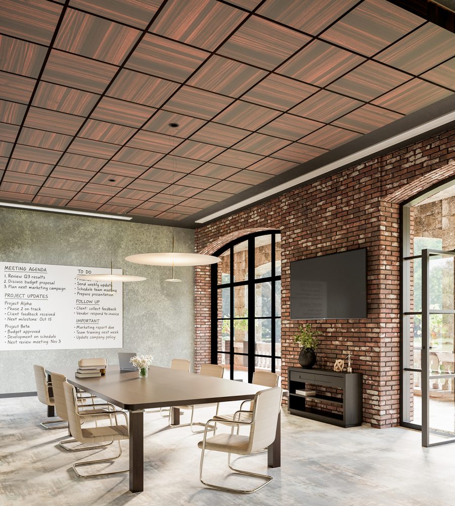 Vista, Box Ceiling Frame | Teak | WoodGrain Collection