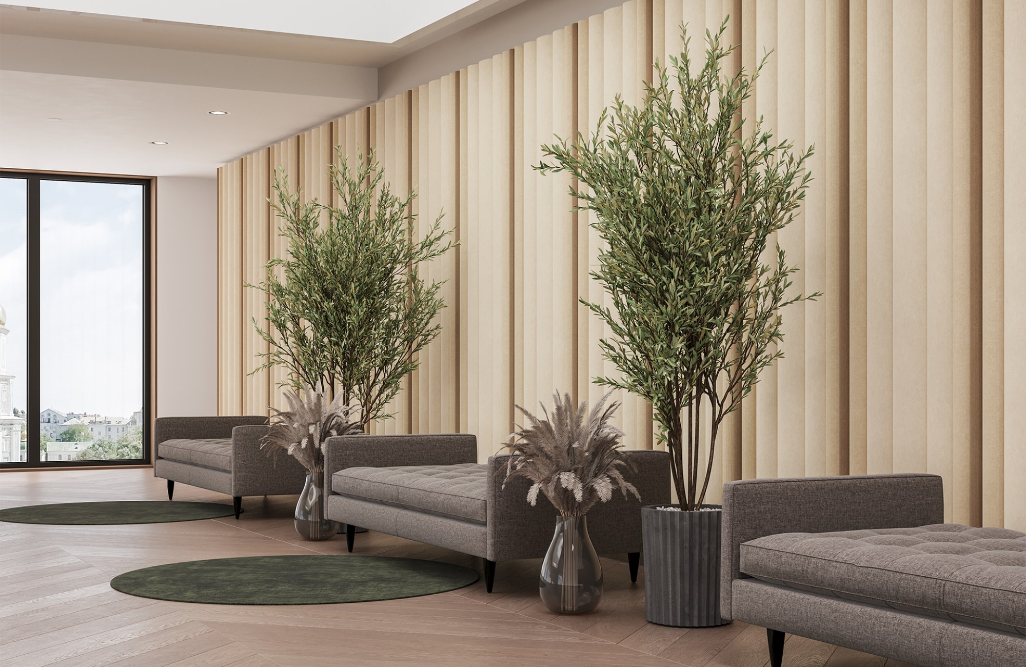 Filter Wall Panels, Bars | Ivory, Pearl, Umber, Walnut | Premier Collection