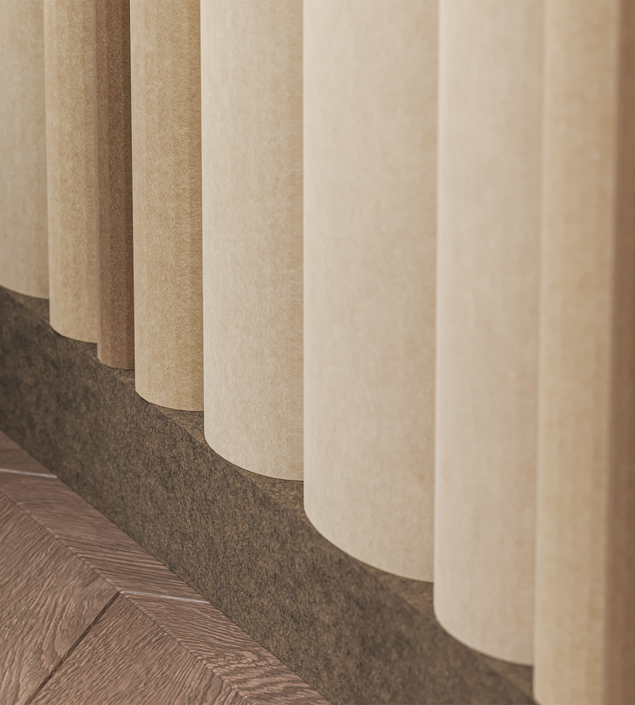 Filter Wall Panels, Bars | Ivory, Pearl, Umber, Walnut | Premier Collection