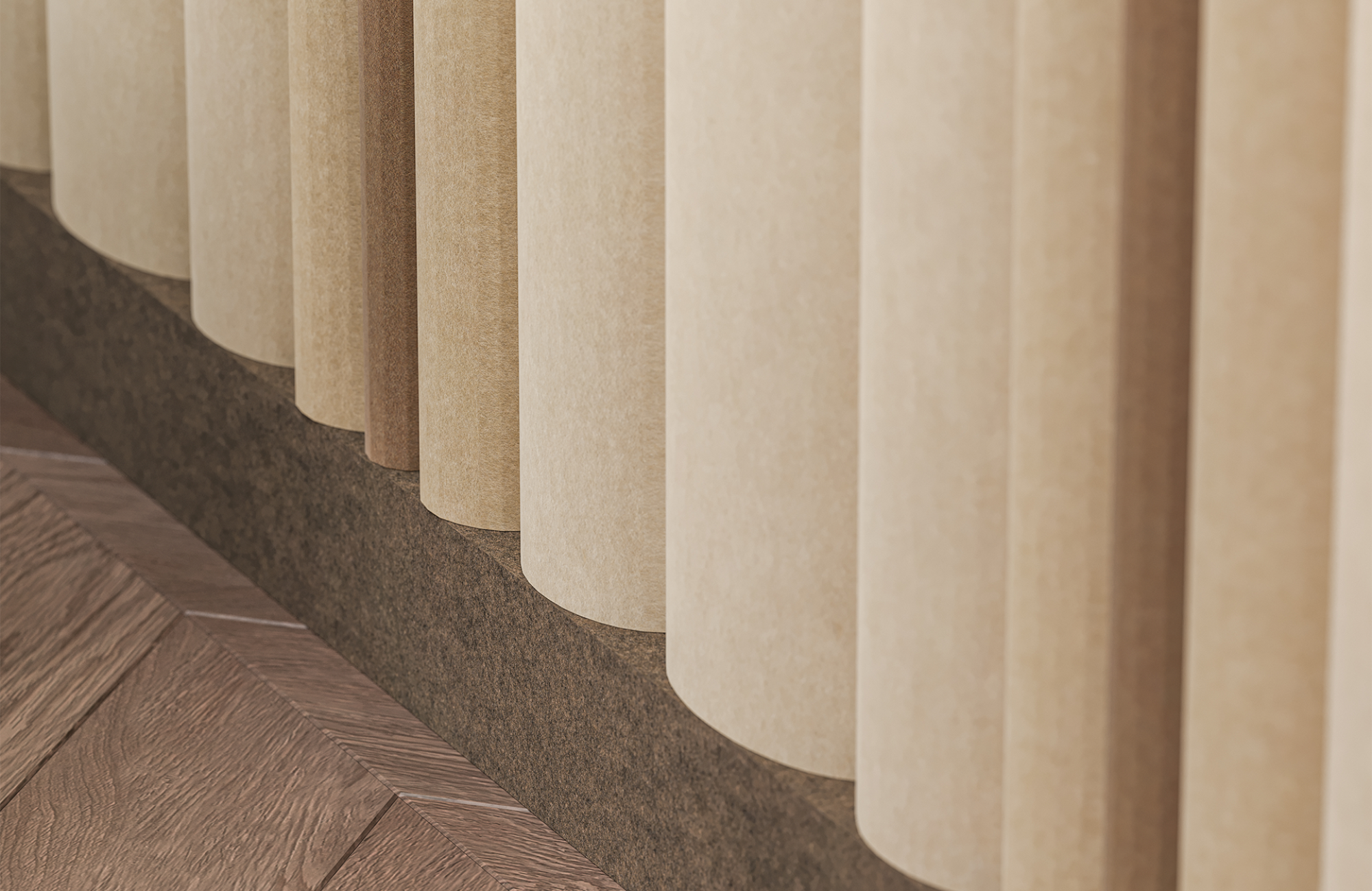 Filter Wall Panels, Bars | Ivory, Pearl, Umber, Walnut | Premier Collection