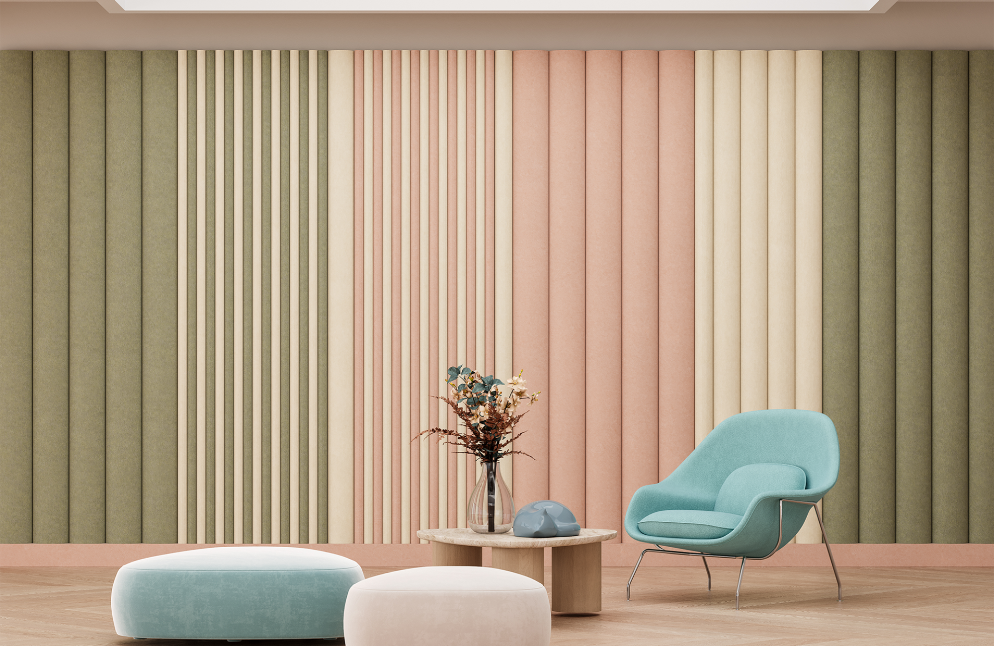Filter Wall Panels, Bars | Pearl, Pistachio, Valentine | Premier Collection