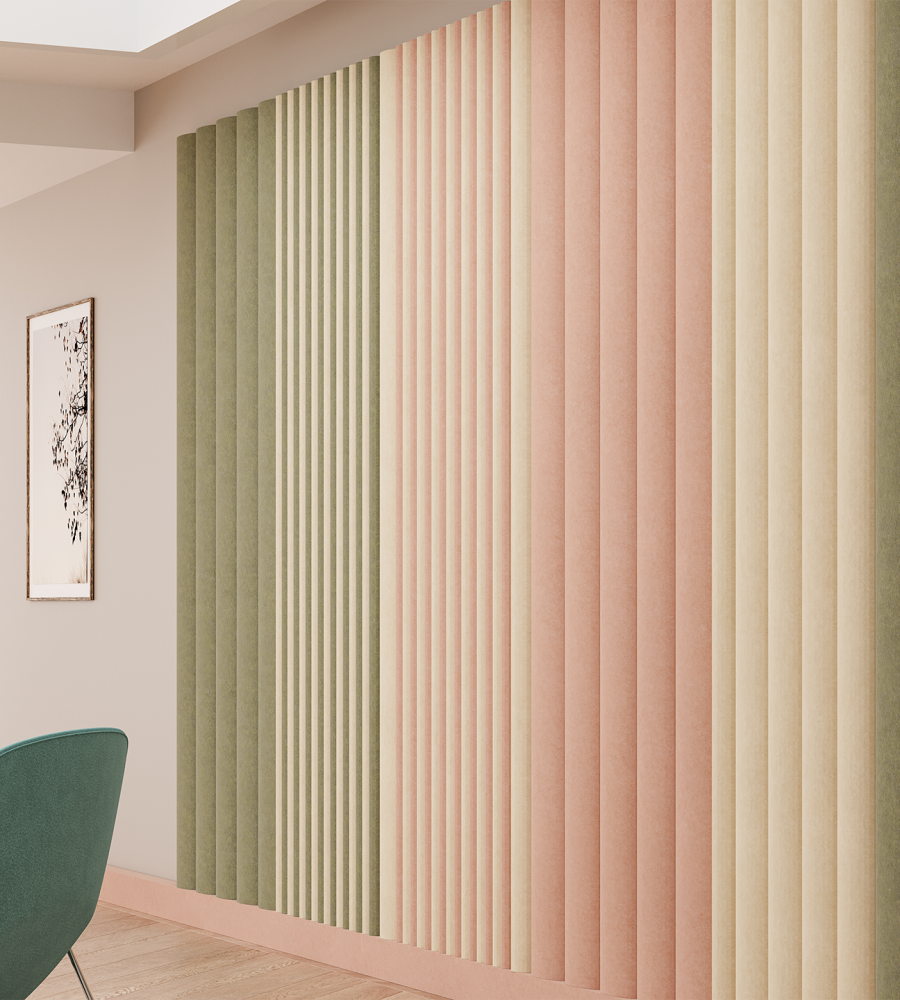 Filter Wall Panels, Bars | Pearl, Pistachio, Valentine | Premier Collection