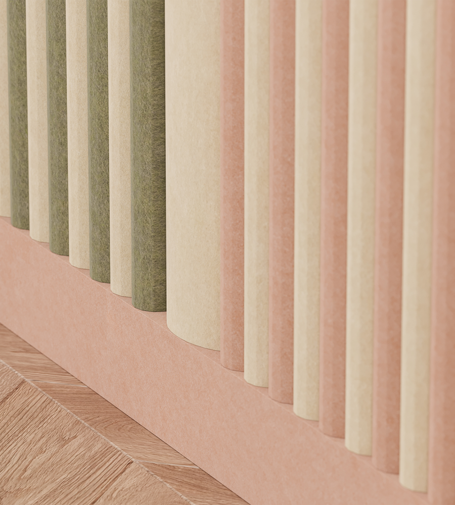 Filter Wall Panels, Bars | Pearl, Pistachio, Valentine | Premier Collection