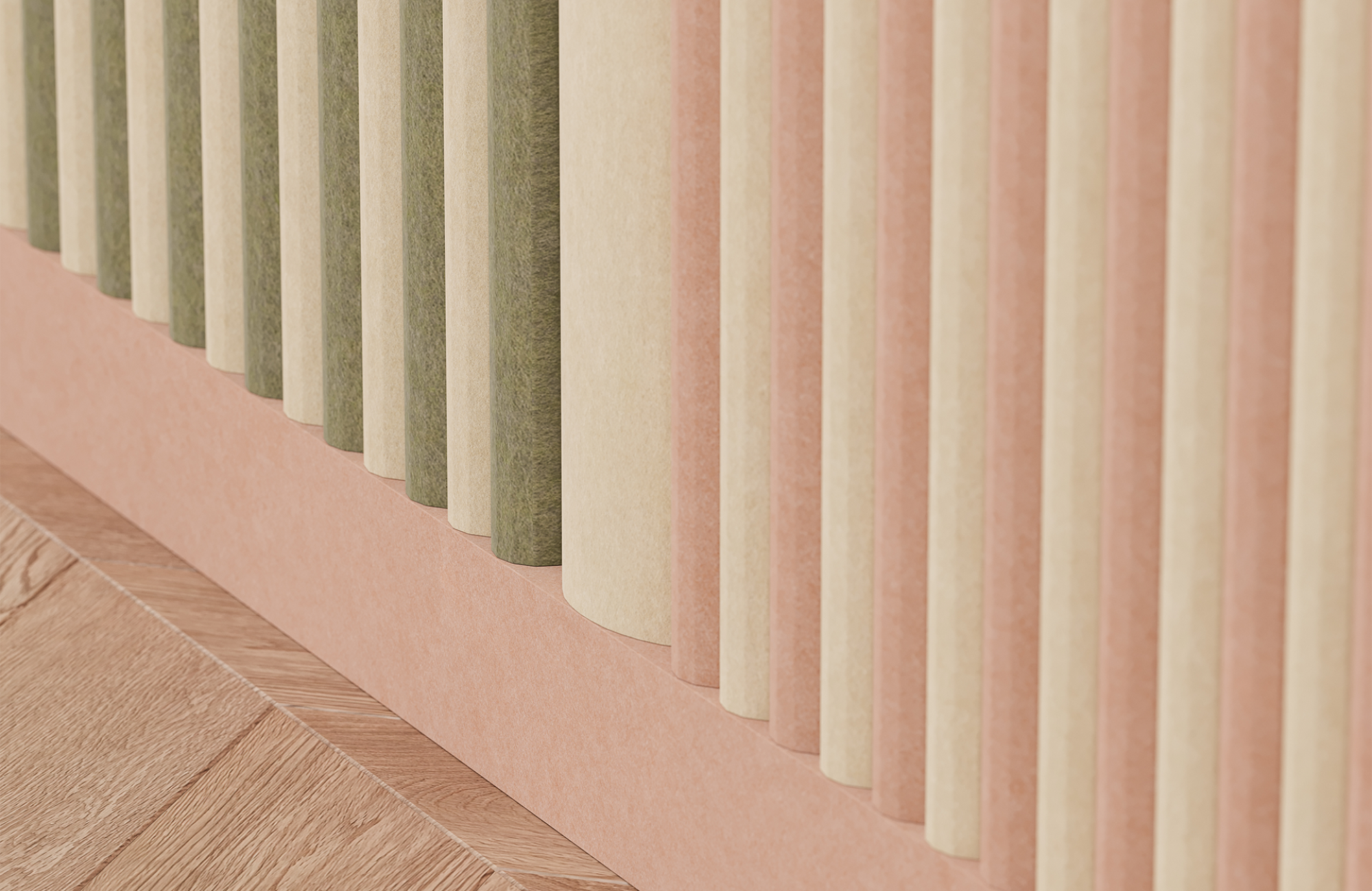 Filter Wall Panels, Bars | Pearl, Pistachio, Valentine | Premier Collection