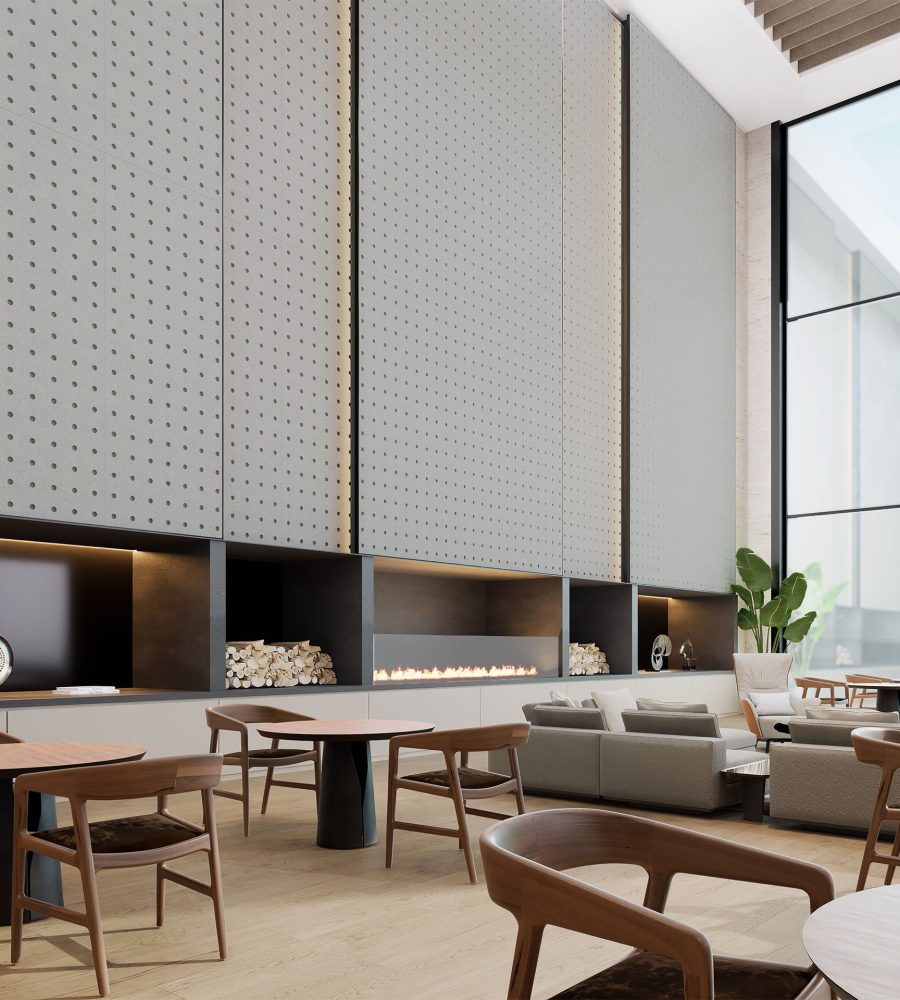 Pixel, Circle Wall Panels | Pistachio, Walnut | Premier Collection