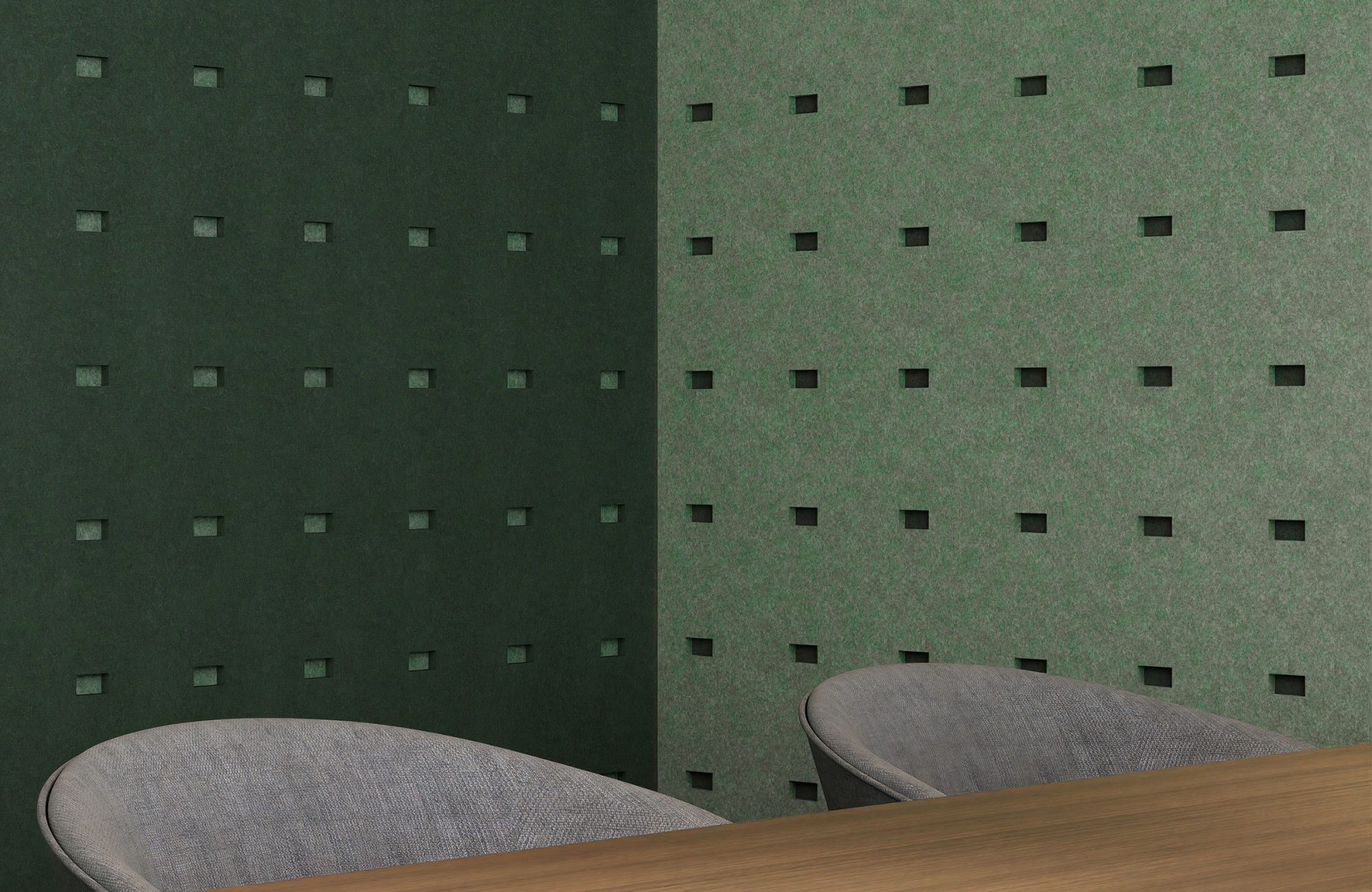 Pixel, Rectangle Wall Panels | Kale, Sencha | Premier Collection