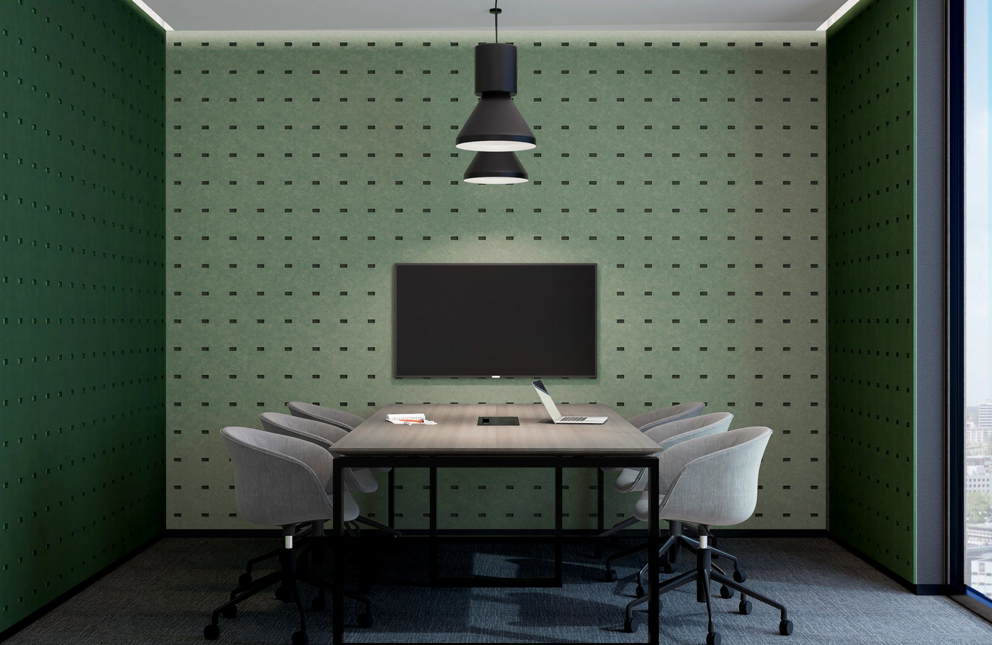 Pixel, Rectangle Wall Panels | Kale, Sencha | Premier Collection