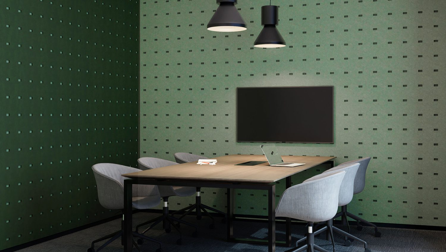 Pixel, Rectangle Wall Panels | Kale, Sencha | Premier Collection