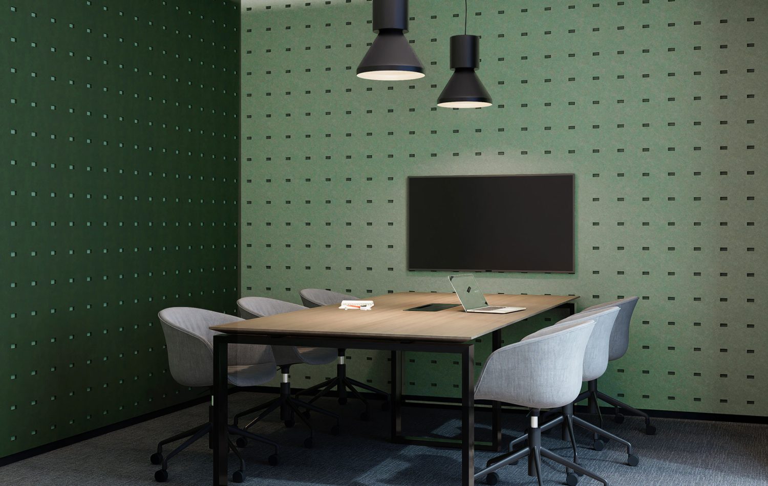 Pixel, Rectangle Wall Panels | Kale, Sencha | Premier Collection