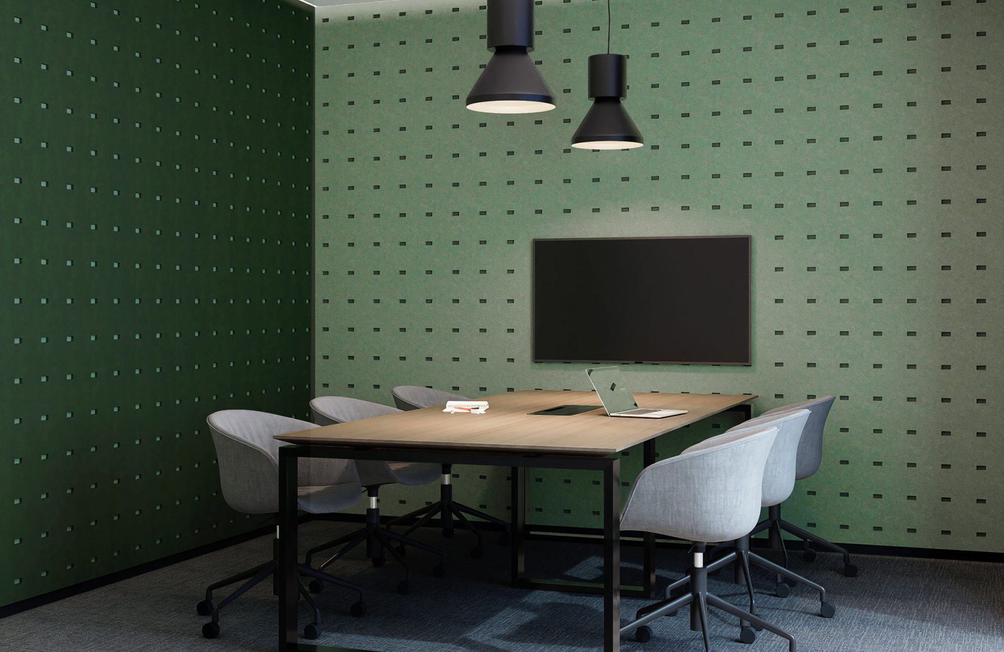 Pixel, Rectangle Wall Panels | Kale, Sencha | Premier Collection