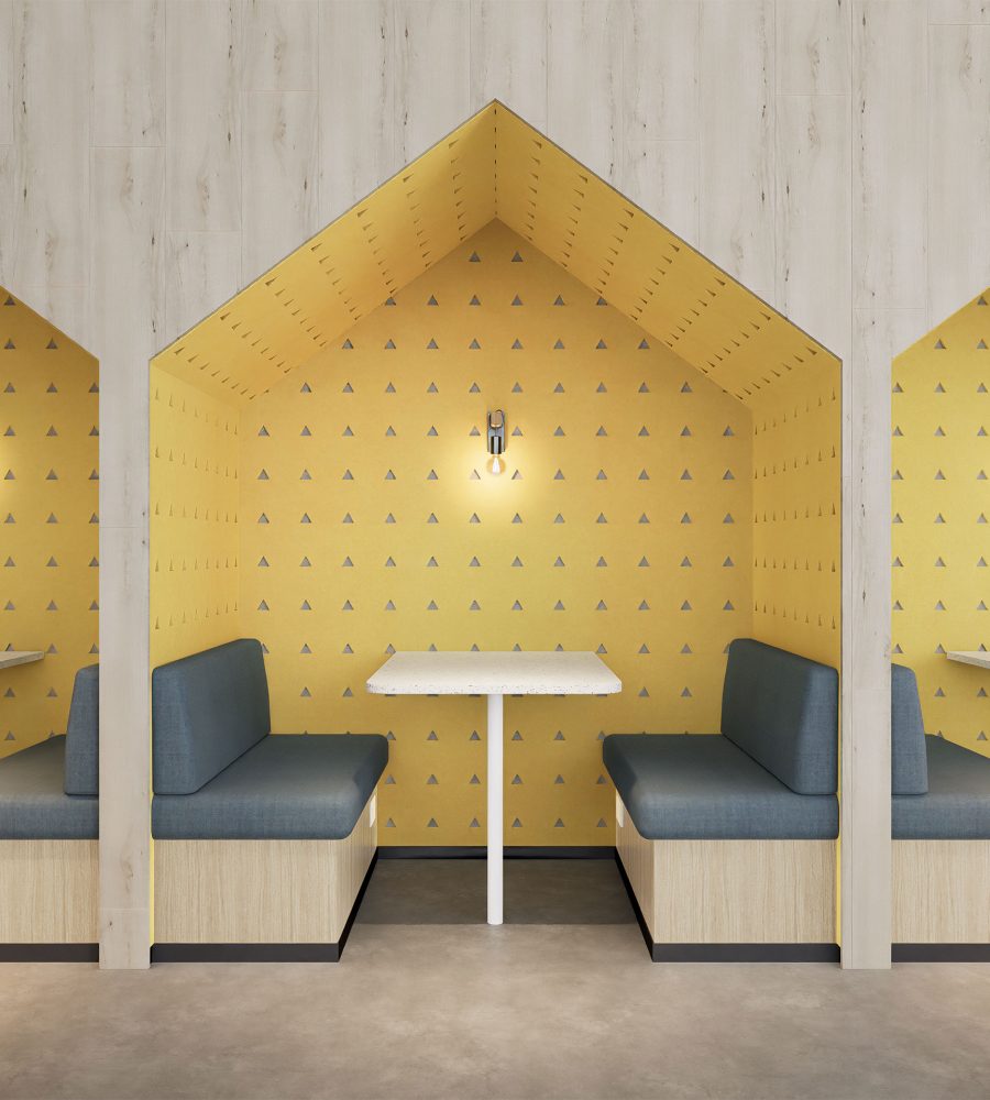 Pixel, Triangle Wall Panels | Popcorn, Almond | Premier Collection