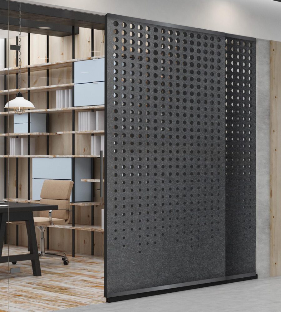 Creative Cut, Rain Wall Screens | Charcoal | Premier Collection