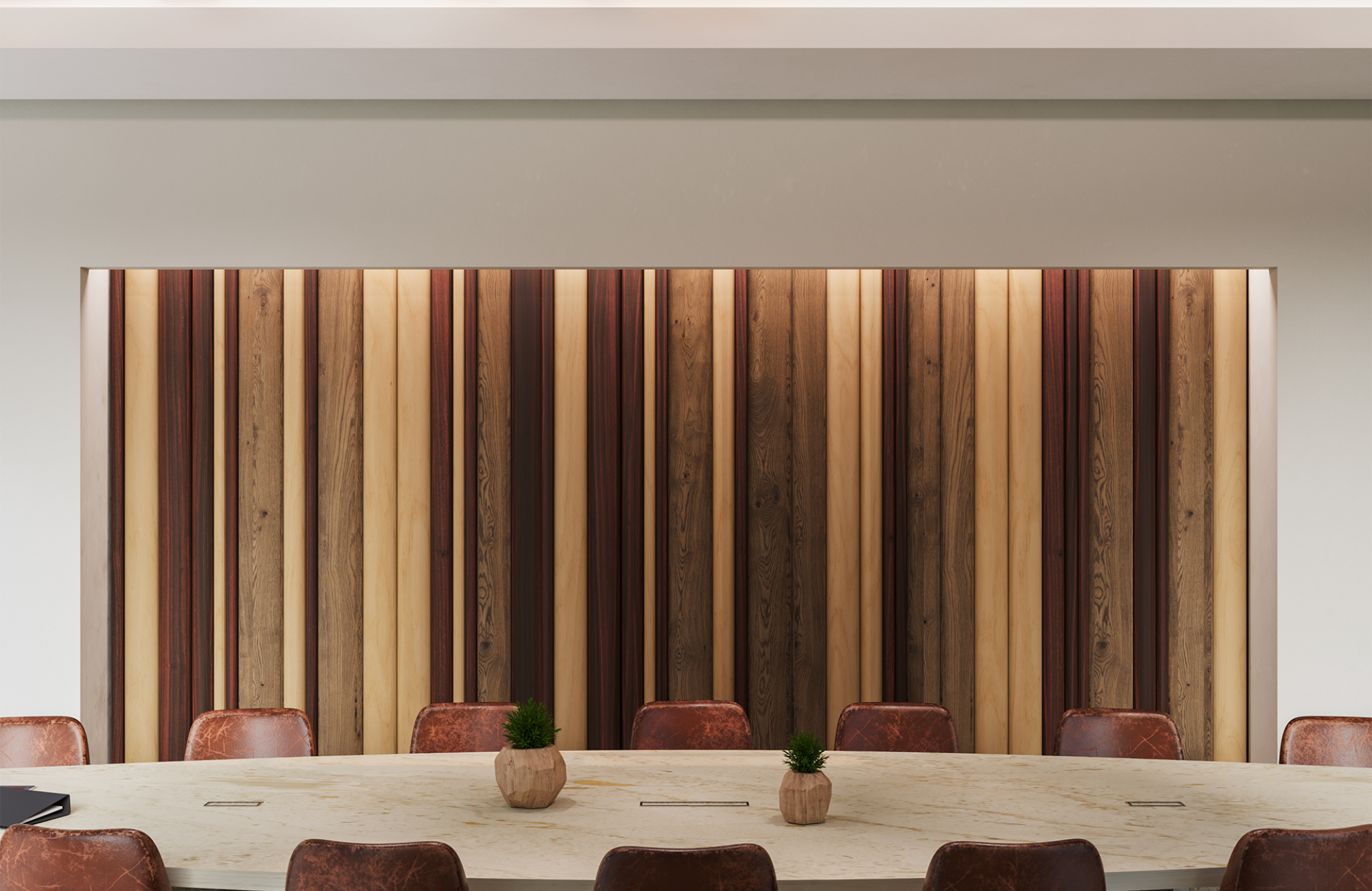 Filter Wall Panels, Bars | Teak, Mocha Legno, Baltic Birch | WoodGrain Collection