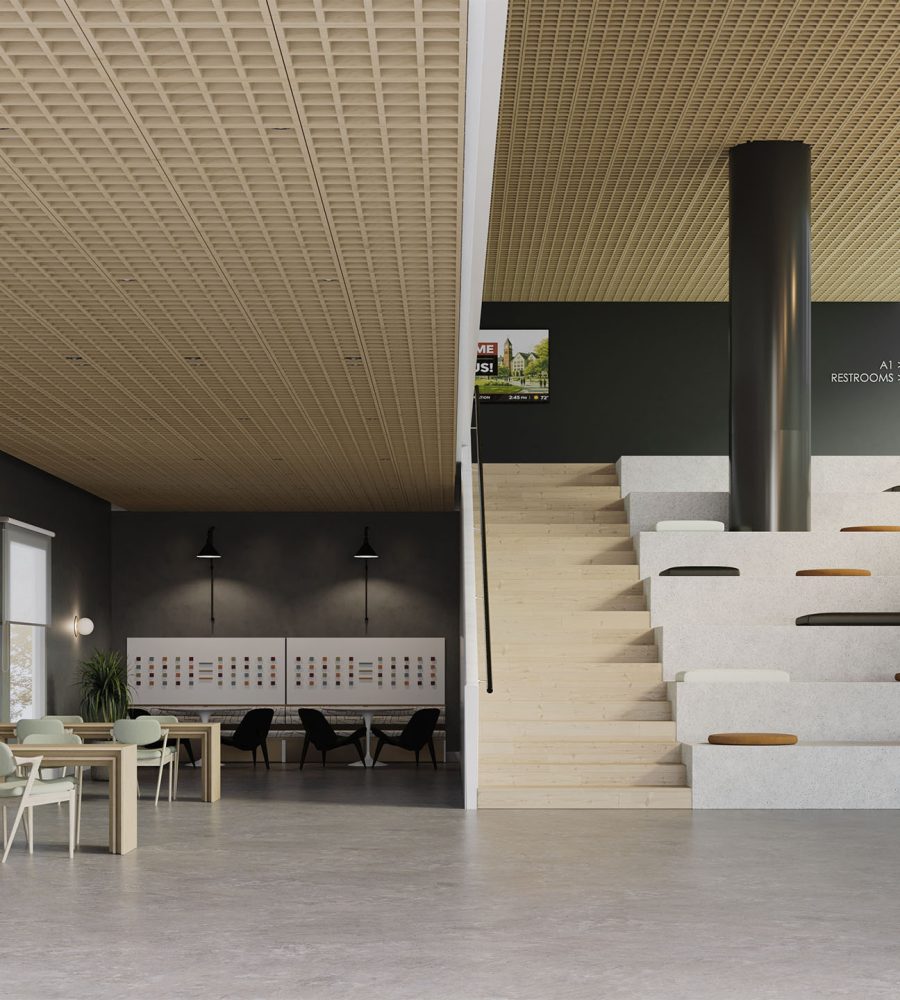Woven, Tattersall Ceiling Frame | Baltic Birch | WoodGrain Collection
