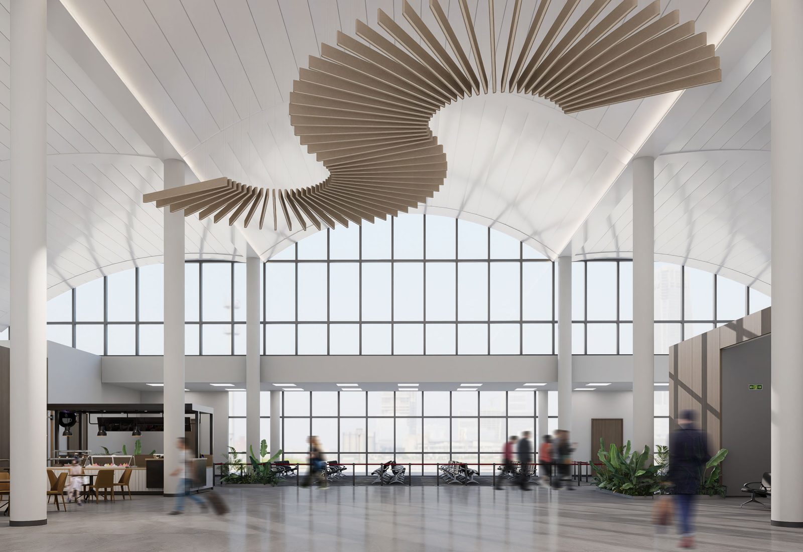 Sway Ceiling Baffles | Umber, Pearl | Premier Collection