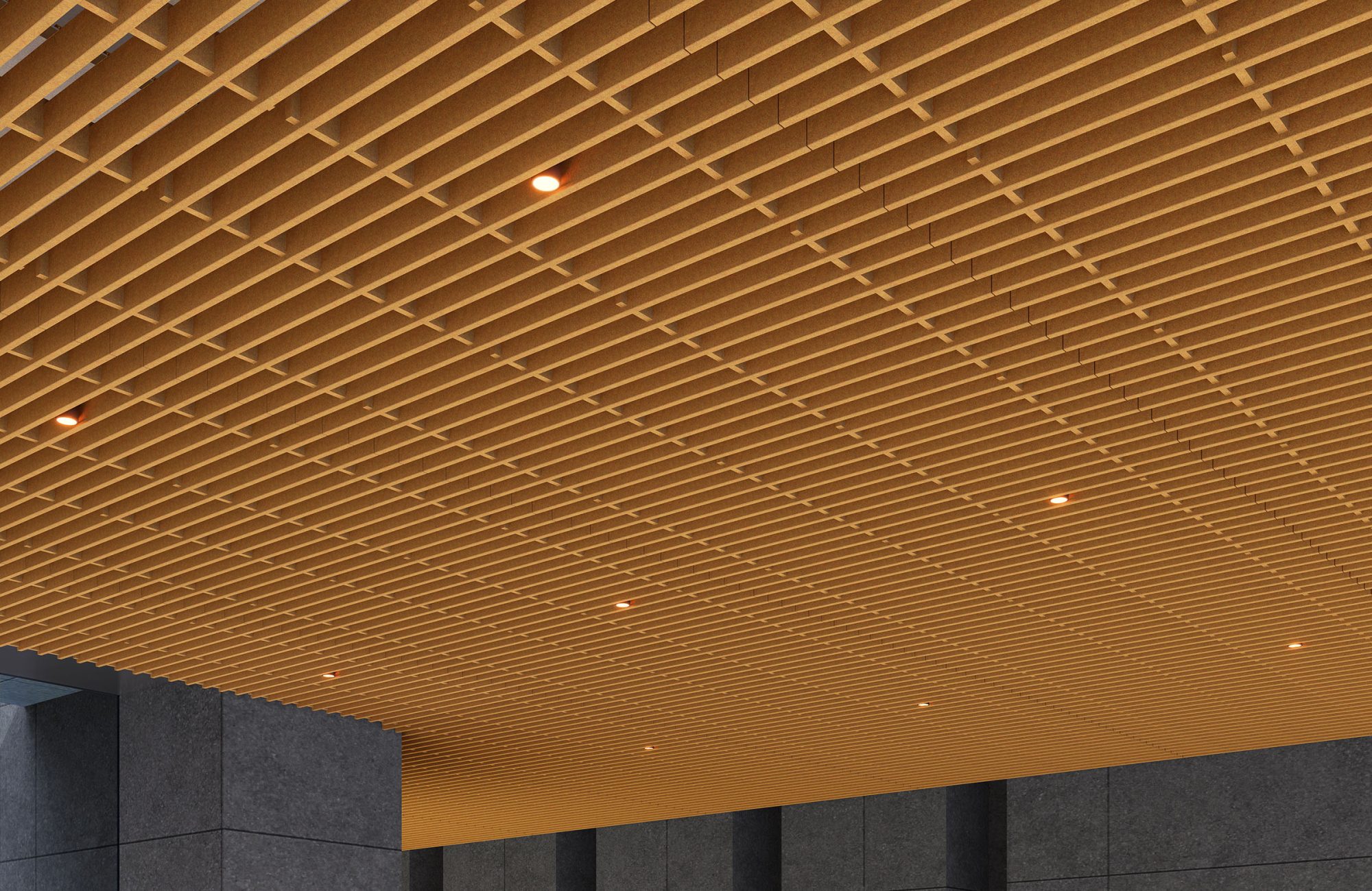 Rail, Road Ceiling Frames | Turmeric | Premier Collection