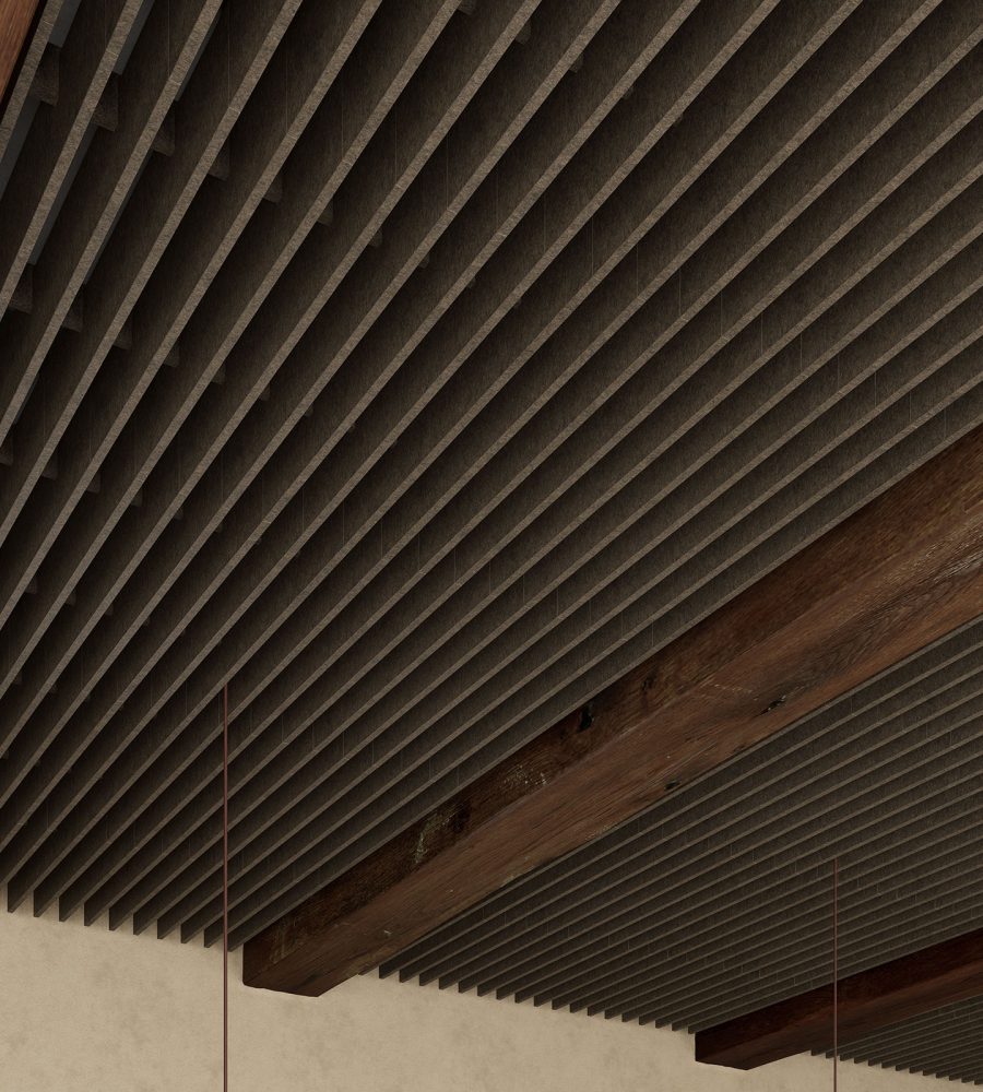 Rail, Road Ceiling Frames | Walnut | Premier Collection