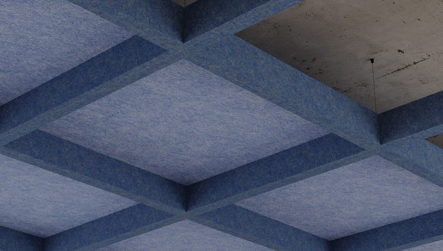 Acoufelt_C_Grids_Capped_Framework_Periwinkle_Marine1