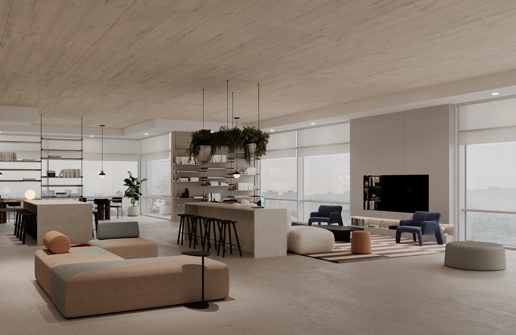 Cover, Concealed Ceiling Panels | Nordic Plank | WoodGrain Collection