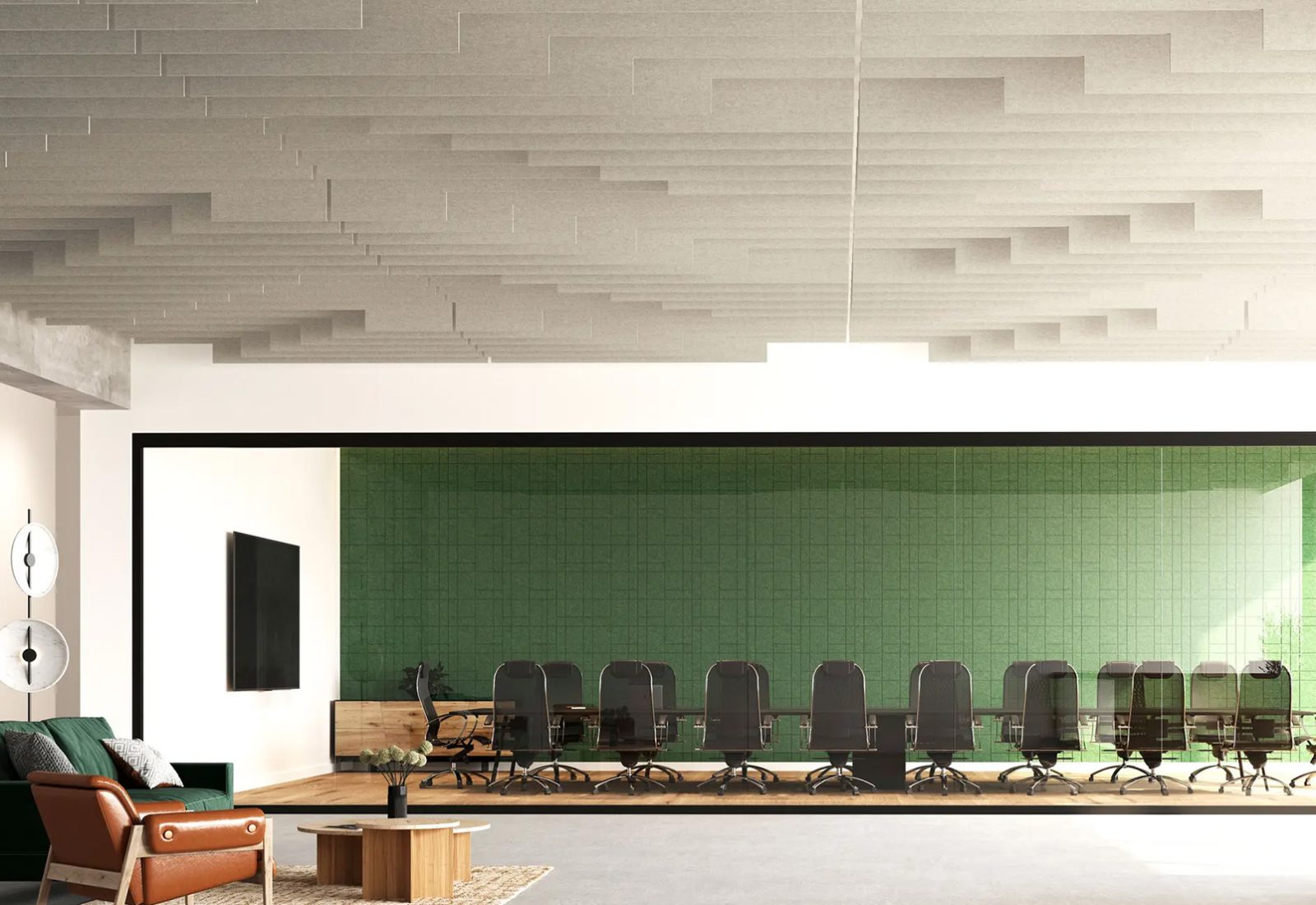 Step Ceiling Baffles | Platinum | Premier Collection