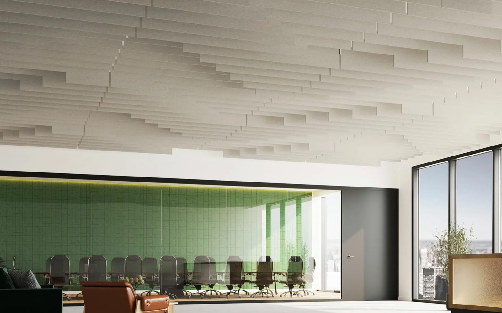 Step Ceiling Baffles | Platinum | Premier Collection